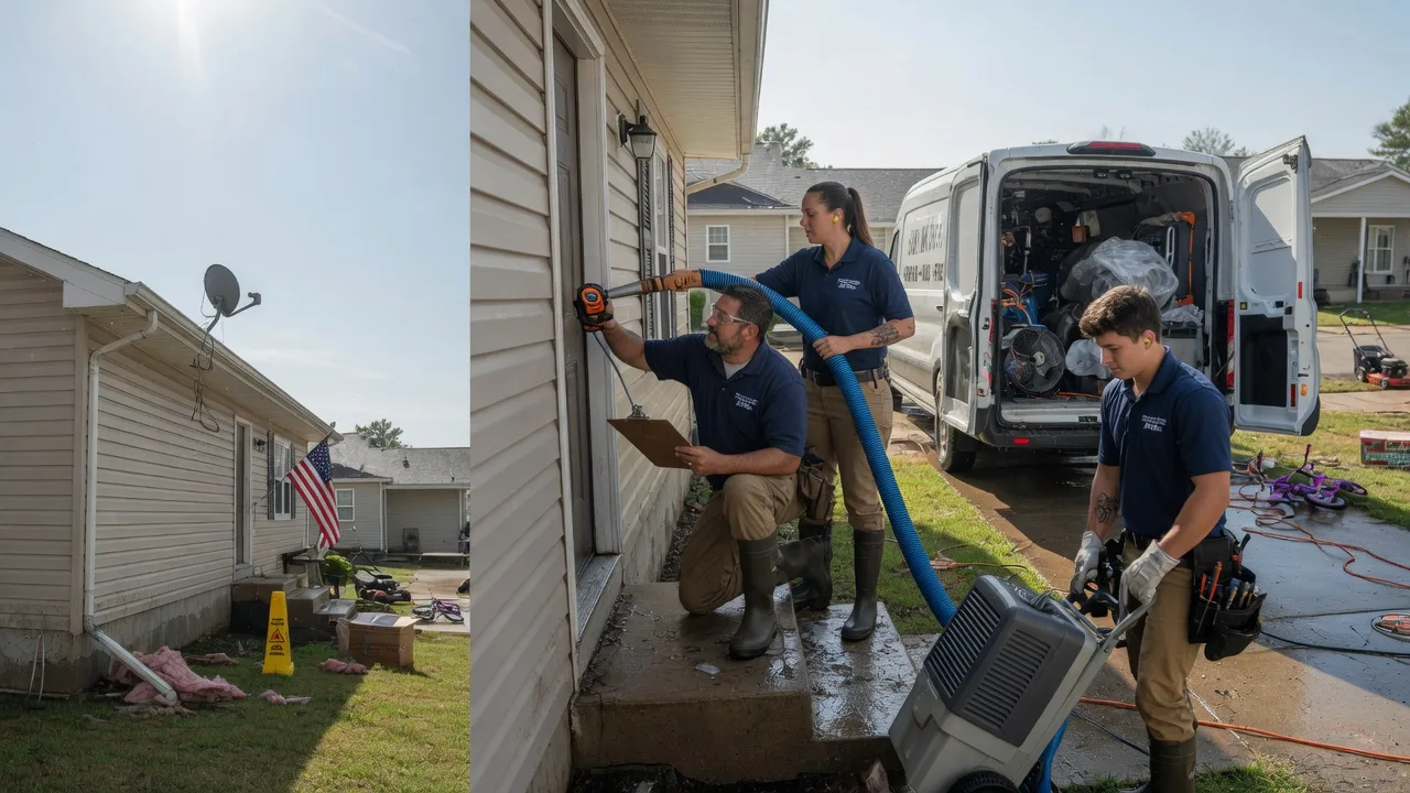 Ceiling Water Damage Restoration in Ensign, KS near me
